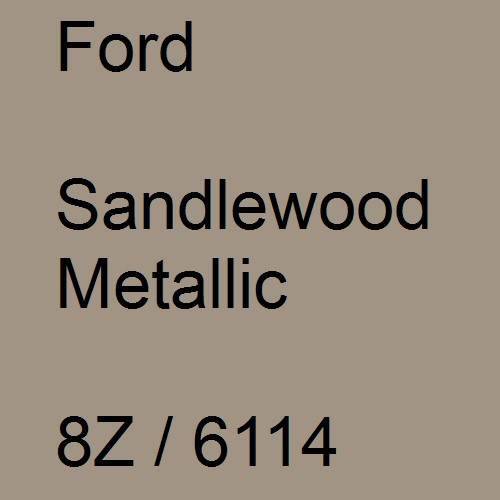 Ford, Sandlewood Metallic, 8Z / 6114.